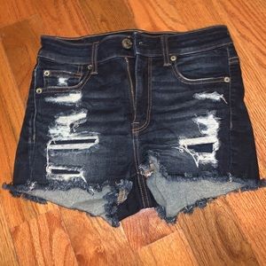 American Eagle hi-rise Jean shorts